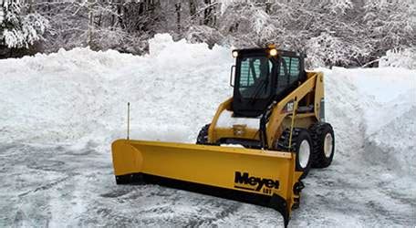 meyer skid steer snow plow|meyer snow plow locations.